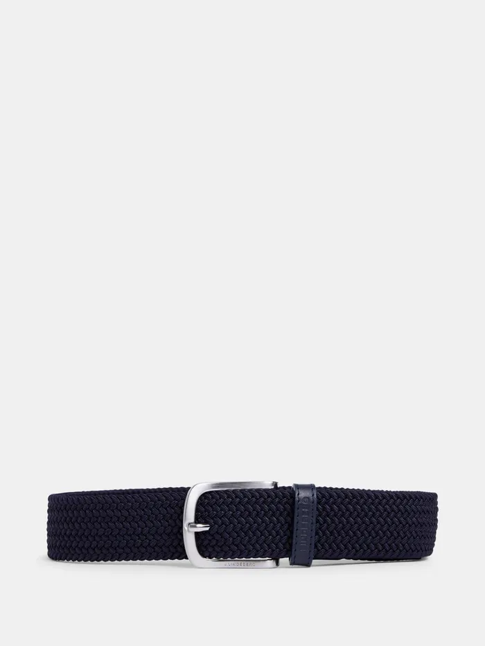 Men Bernhard Elastic Belt JL Navy JLindeberg Belts