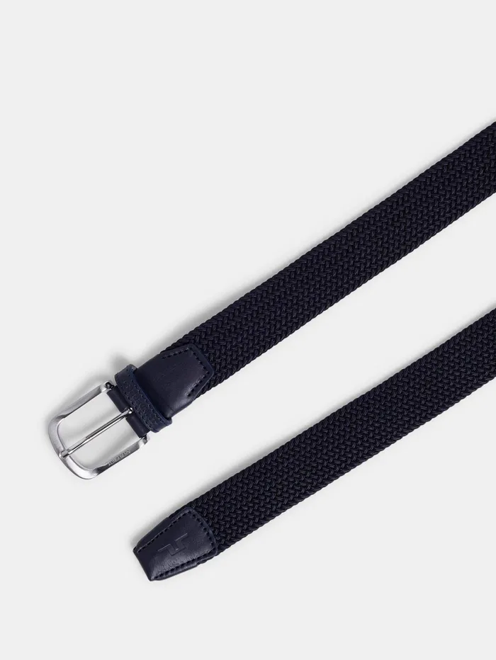 Men Bernhard Elastic Belt JL Navy JLindeberg Belts Men Bernhard Elastic Belt JL Navy JLindeberg Belts