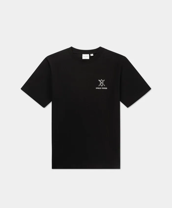 Men Black Cane Shield TShirt Daily Paper TShirts