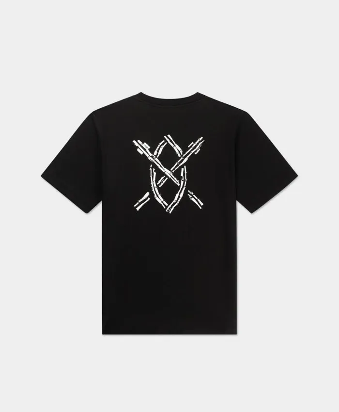 Men Black Cane Shield TShirt Daily Paper TShirts Men Black Cane Shield TShirt Daily Paper TShirts