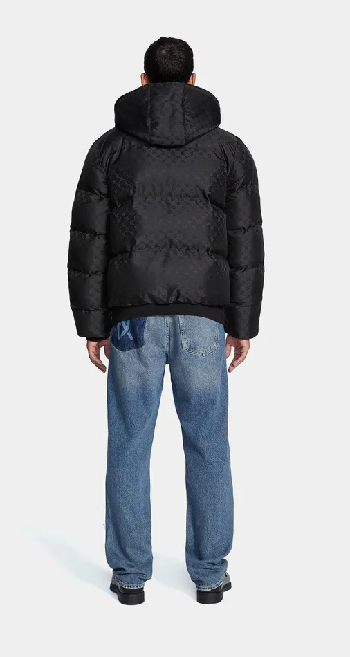 Men Black Hopuff Monogram Jacket Daily Paper Jackets Men Black Hopuff Monogram Jacket Daily Paper Jackets
