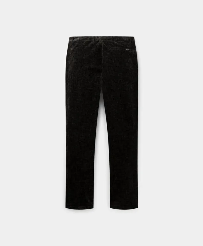 Men Black Zuri Velvet Pants Daily Paper Pants Men Black Zuri Velvet Pants Daily Paper Pants