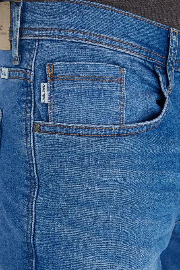 Men Blend Jet Fit Jeans Denim Clear Blue