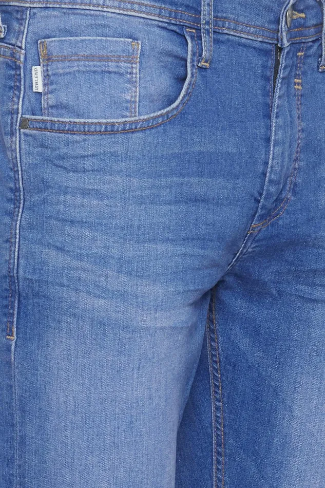 Men Blend Jet Fit Jeans Denim Clear Blue