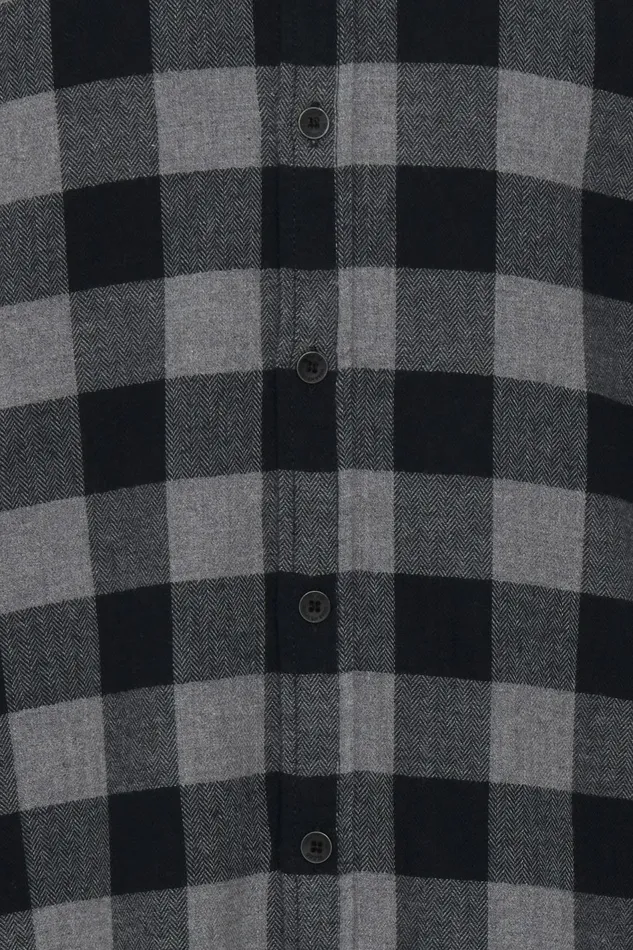 Men Blend Shirts Long Sleeved Shirt Stone Mix