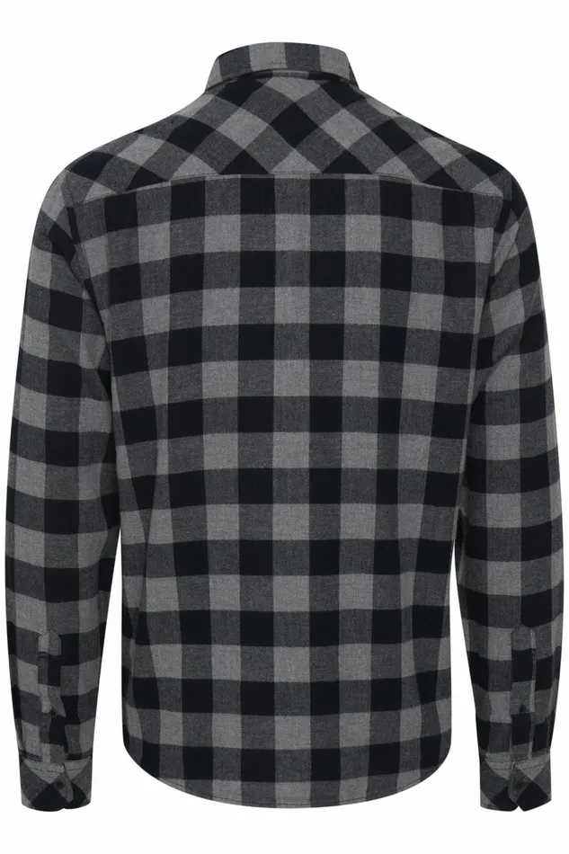 Men Blend Shirts Long Sleeved Shirt Stone Mix