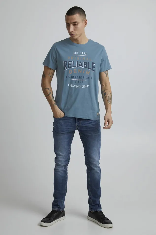 Men Blend TShirts Tshirt Bluestone