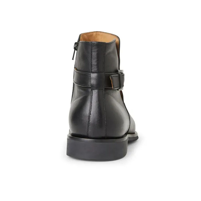 Men Boots Bruno Magli Rubino Leather Side Zip Boot Black