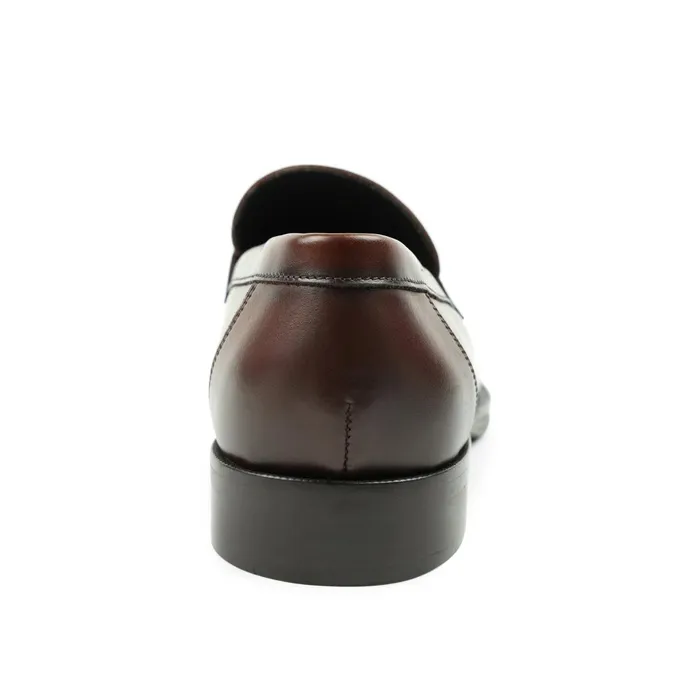 Men Casual Shoes Bruno Magli Nathan Penny Loafer 8211 Rust