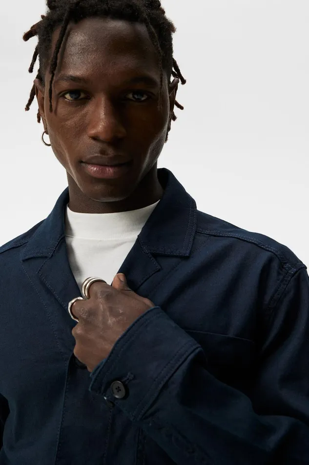 Men Errol Linen Workwear Overshirt JL Navy JLindeberg Overshirts Men Errol Linen Workwear Overshirt JL Navy JLindeberg Overshirts