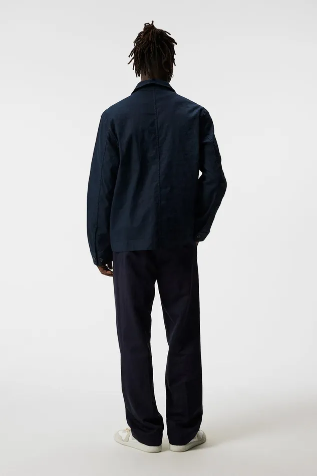 Men Errol Linen Workwear Overshirt JL Navy JLindeberg Overshirts Men Errol Linen Workwear Overshirt JL Navy JLindeberg Overshirts