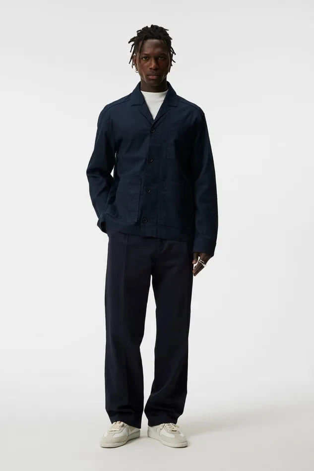 Men Errol Linen Workwear Overshirt JL Navy JLindeberg Overshirts Men Errol Linen Workwear Overshirt JL Navy JLindeberg Overshirts