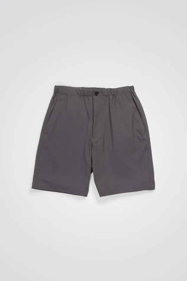 Men Ezra Solotex Short Battleship Grey Norse Projects Shorts