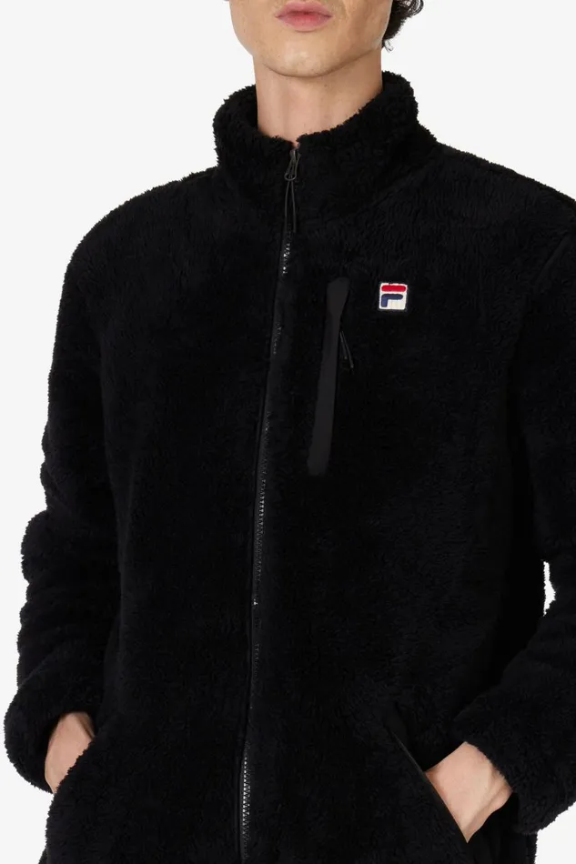 Men Fila Sweaters and Outerwear Premium Sherpa Jacket