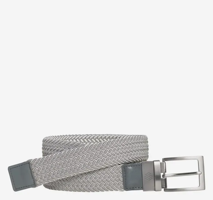Men Johnston and Murphy Belts Reversible StretchWoven Belt Graywhite
