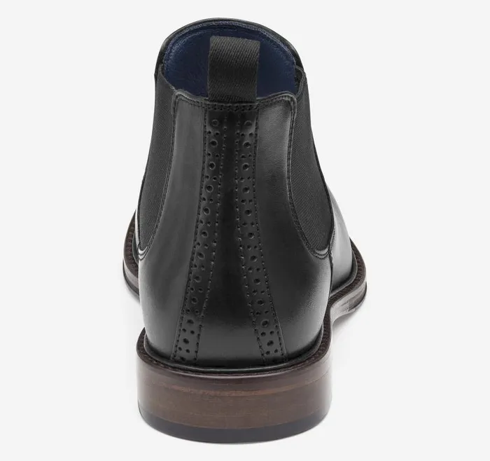 Men Johnston and Murphy Boots XC Flex Raleigh Chelsea Black Full Grain Men Johnston and Murphy Boots XC Flex Raleigh Chelsea Black Full Grain