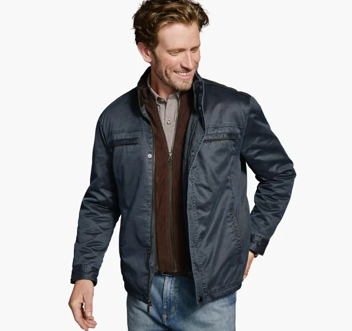 Men Johnston and Murphy Coats Jackets and Vests Antique Cotton Jacket Navy Men Johnston and Murphy Coats Jackets and Vests Antique Cotton Jacket Navy