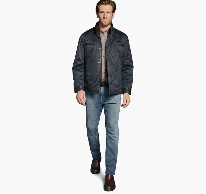 Men Johnston and Murphy Coats Jackets and Vests Antique Cotton Jacket Navy Men Johnston and Murphy Coats Jackets and Vests Antique Cotton Jacket Navy