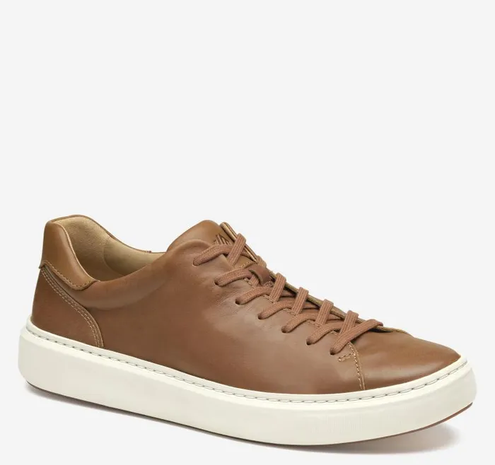 Men Johnston and Murphy LaceUps Anders LaceToToe Tan Full Grain