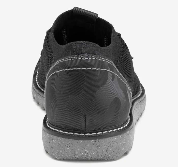 Men Johnston and Murphy LaceUps Duncan Knit Plain Toe Black Knitcamoembossed Leather Men Johnston and Murphy LaceUps Duncan Knit Plain Toe Black Knitcamoembossed Leather