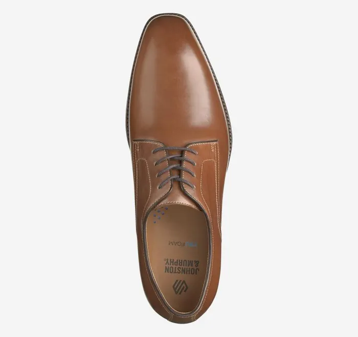 Men Johnston and Murphy LaceUps Sullivan Plain Toe Tan Italian Calfskin Men Johnston and Murphy LaceUps Sullivan Plain Toe Tan Italian Calfskin