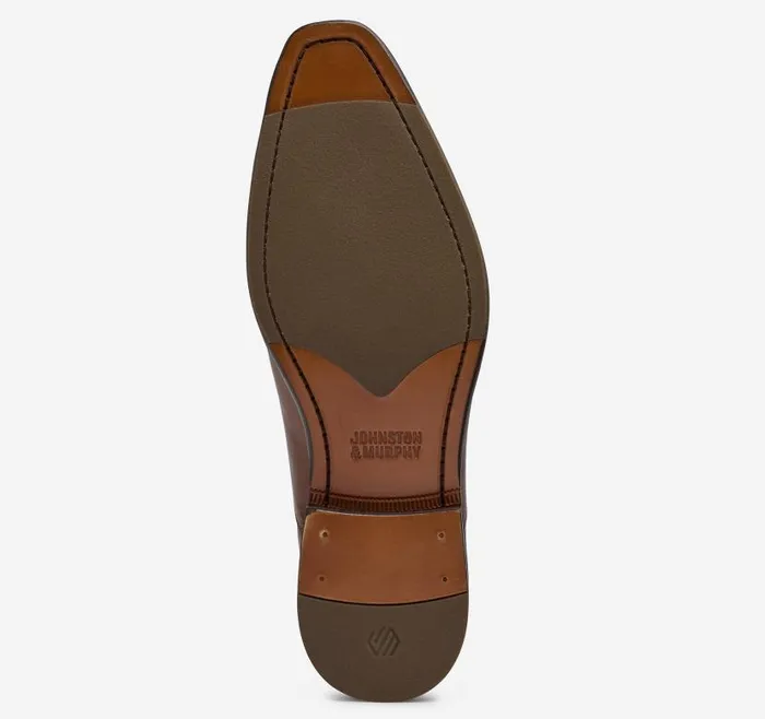 Men Johnston and Murphy LaceUps Sullivan Plain Toe Tan Italian Calfskin Men Johnston and Murphy LaceUps Sullivan Plain Toe Tan Italian Calfskin