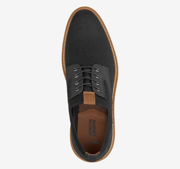 Men Johnston and Murphy LaceUps Upton Knit Plain Toe Black Knit Men Johnston and Murphy LaceUps Upton Knit Plain Toe Black Knit