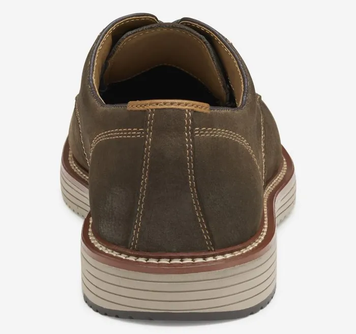 Men Johnston and Murphy LaceUps Upton Plain Toe Dark Brown Nubuck Men Johnston and Murphy LaceUps Upton Plain Toe Dark Brown Nubuck