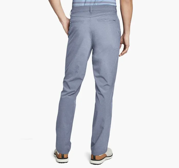 Men Johnston and Murphy Pants and Jeans XC4 Performance Pants Heather Blue Men Johnston and Murphy Pants and Jeans XC4 Performance Pants Heather Blue