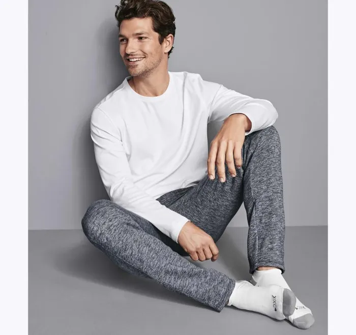 Men Johnston and Murphy Polos and Tees Essential LongSleeve Tee White Men Johnston and Murphy Polos and Tees Essential LongSleeve Tee White