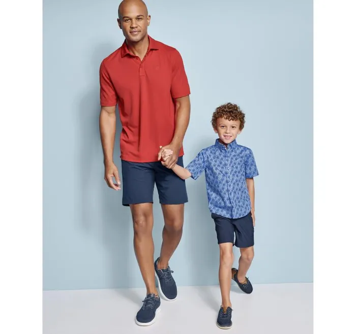 Men Johnston and Murphy Polos and Tees XC4 Performance Solid Polo Cool Degree Red Men Johnston and Murphy Polos and Tees XC4 Performance Solid Polo Cool Degree Red