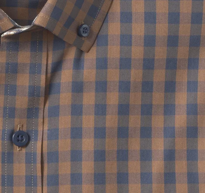Men Johnston and Murphy Shirts XC4 Sport LongSleeve Shirt Brown