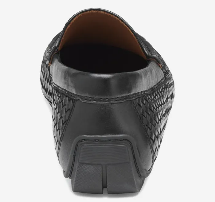 Men Johnston and Murphy SlipOns and Loafers Baldwin Driver Woven SlipOn Loafer Black Sheepskin Men Johnston and Murphy SlipOns and Loafers Baldwin Driver Woven SlipOn Loafer Black Sheepskin