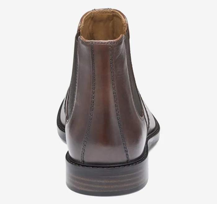 Men Johnston and Murphy SlipOns and Loafers Mason Chelsea Boot Mahogany Full Grain Men Johnston and Murphy SlipOns and Loafers Mason Chelsea Boot Mahogany Full Grain