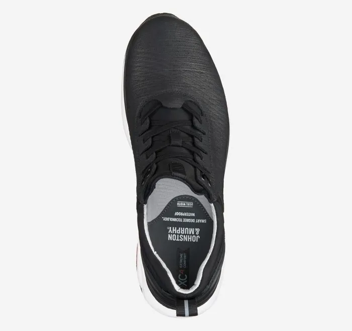 Men Johnston and Murphy Sneakers XC4 TR1Luxe Hybrid Black Breathable Full Grain Men Johnston and Murphy Sneakers XC4 TR1Luxe Hybrid Black Breathable Full Grain