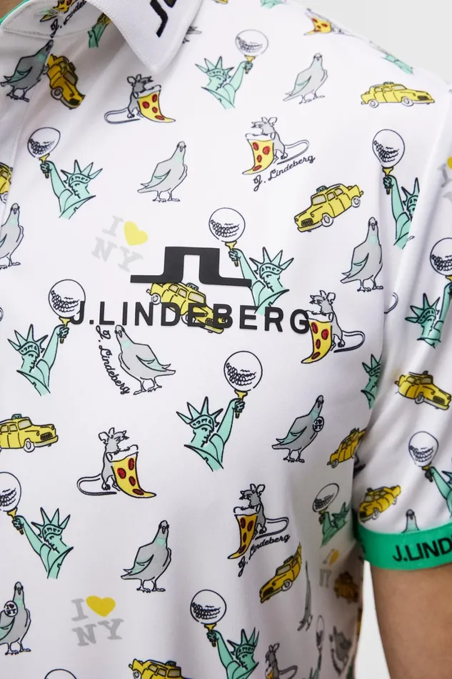 Men KV Golf Polo White JLindeberg Polo Shirts Men KV Golf Polo White JLindeberg Polo Shirts