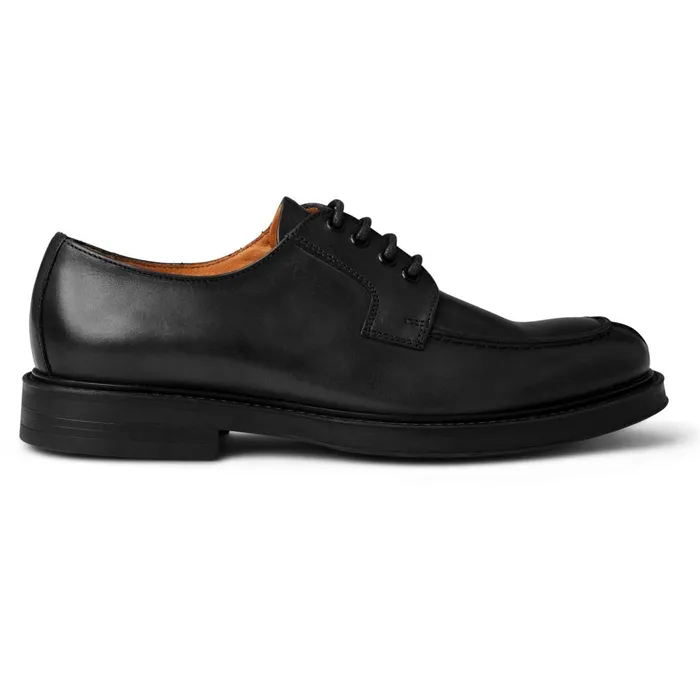 Men Laceups and Oxfords Bruno Magli Tyler Split Toe Leather DerbyBlack