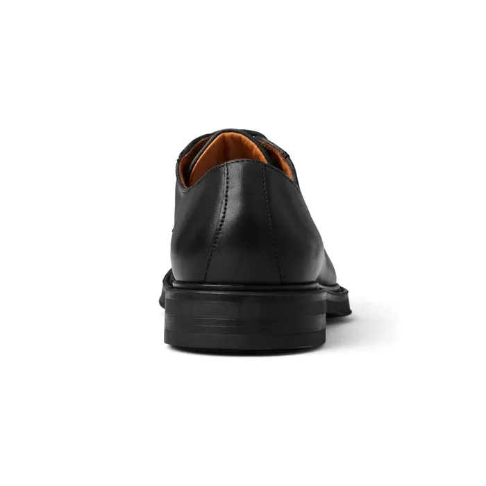 Men Laceups and Oxfords Bruno Magli Tyler Split Toe Leather DerbyBlack