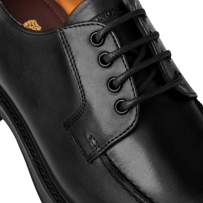 Men Laceups and Oxfords Bruno Magli Tyler Split Toe Leather DerbyBlack