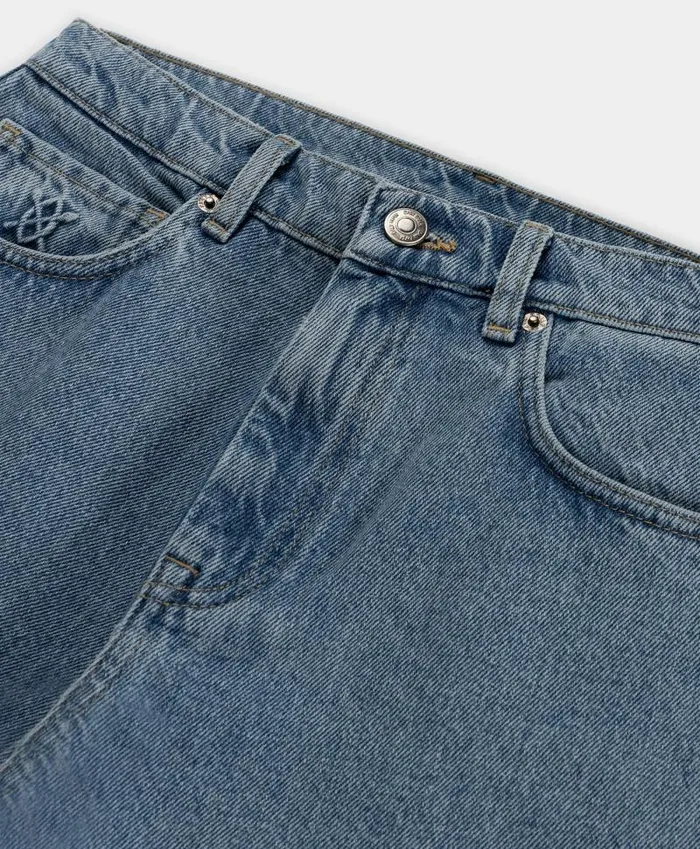 Men Light Blue Kibo Jeans Daily Paper Pants Men Light Blue Kibo Jeans Daily Paper Pants
