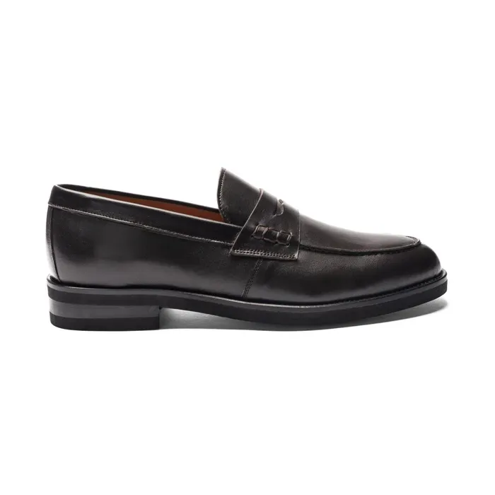 Men Loafers and Slipons Bruno Magli Carter Nappa Leather LoaferBrown