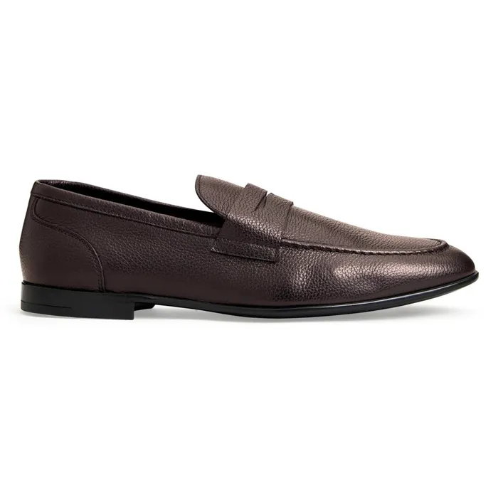 Men Loafers and Slipons Bruno Magli Lastra Slip On Leather LoaferBrown