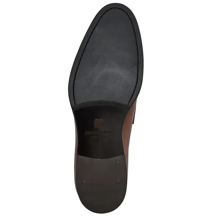 Men Loafers and Slipons Bruno Magli Payton Burnished Penny LoaferCognac