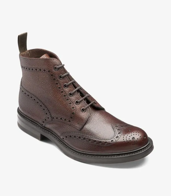 Men Loake Boots Bedale Oxblood Grain Men Loake Boots Bedale Oxblood Grain