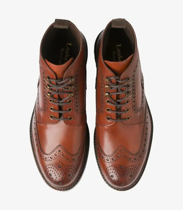 Men Loake Boots Glendale Conker Brown Men Loake Boots Glendale Conker Brown