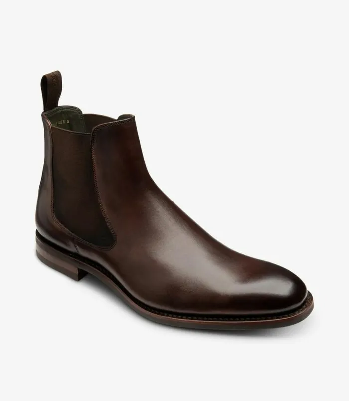 Men Loake Boots Wareing Dark Brown Men Loake Boots Wareing Dark Brown