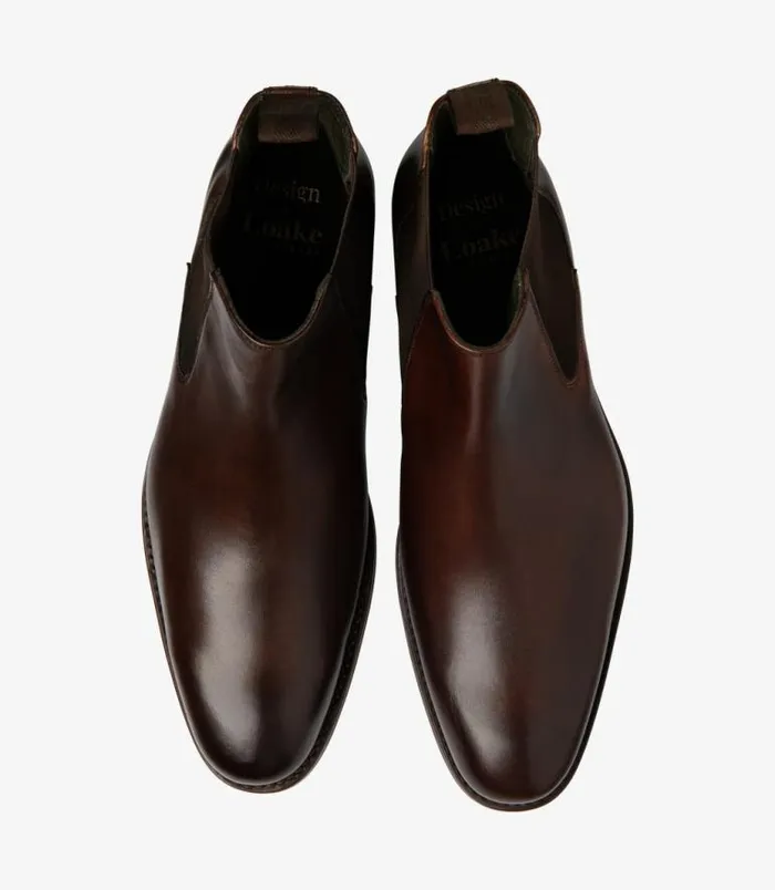 Men Loake Boots Wareing Dark Brown Men Loake Boots Wareing Dark Brown
