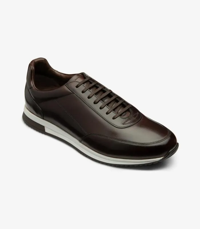 Men Loake Trainers and Sneakers Bannister Dark Brown Men Loake Trainers and Sneakers Bannister Dark Brown