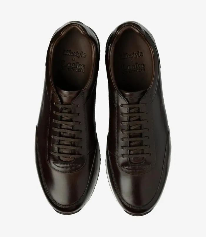 Men Loake Trainers and Sneakers Bannister Dark Brown Men Loake Trainers and Sneakers Bannister Dark Brown
