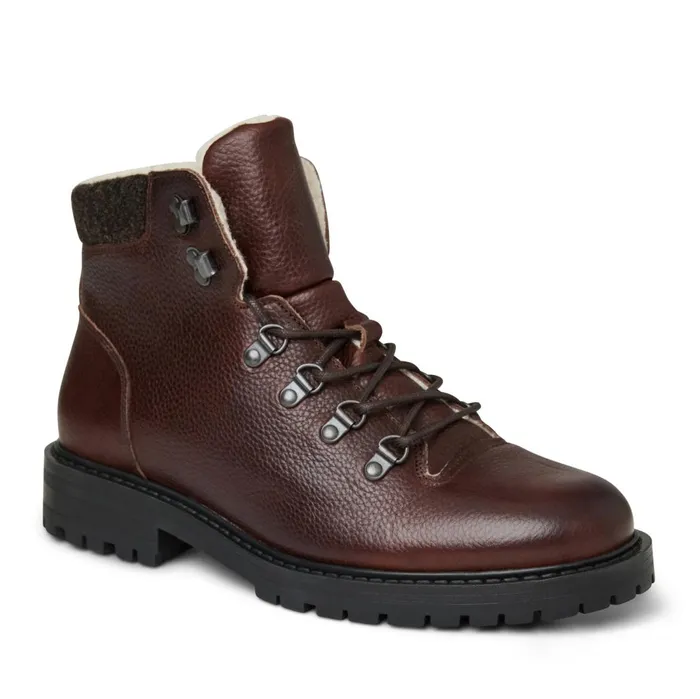 Men M BY BRUNO MAGLI Bruno Magli Philip Lace Up Leather Boot 8211 Brown